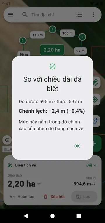 Kiểm tra độ chính xác bằng một chiều dài đã biết