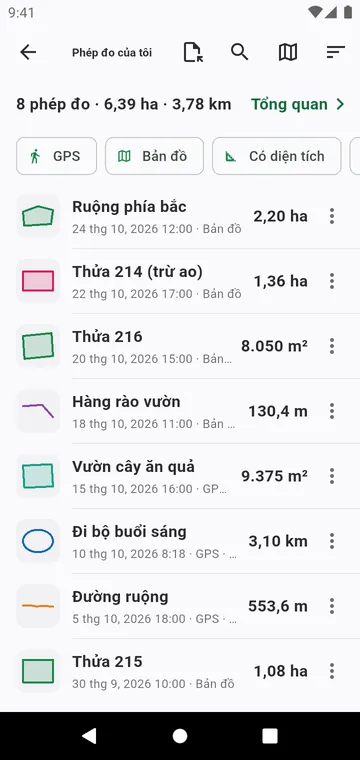 Phép đo của tôi, với bộ lọc, tổng và xuất tệp
